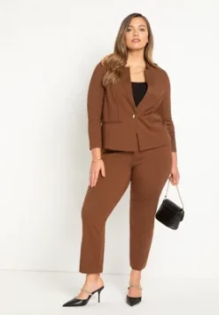 ELOQUII Women’s Plus Size The Ultimate Stretch Suit Pintuck Pant -Avene Clothing Shop GUEST 02286a8b a38a 4d16 ad32 fdc6e3540376