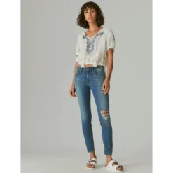 Lucky Brand Women's Mid Rise Ava Super Skinny Destruct Jean 7 Lucky Brand Women's Mid Rise Ava Super Skinny Destruct Jean -Avene Clothing Shop GUEST 07fec1c1 542d 4669 a9bd e43bf98b9536