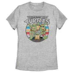 Women's Teenage Mutant Ninja Turtles Retro Striped Brothers Logo T-Shirt 5 Women's Teenage Mutant Ninja Turtles Retro Striped Brothers Logo T-Shirt -Avene Clothing Shop GUEST 0ac18751 07a0 405d 908e a5761dbad7a9