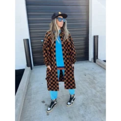 Women's Ascot + Hart Checkered Graphic Shacket - Brown 10 Women's Ascot + Hart Checkered Graphic Shacket - Brown -Avene Clothing Shop GUEST 0c2dcbfd 5244 4b1c 8e7a 1b81c4e9b3eb