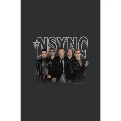 Women's NSYNC Rocker Band Pose Racerback Tank Top