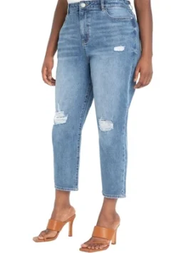 ELOQUII Women’s Plus Size Classic Fit Stretch Denim Mom Jean -Avene Clothing Shop GUEST 0e7585d8 2b21 4c82 92a7 e3429d727155