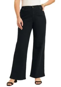 June + Vie By Roaman's Women’s Plus Size June Fit Wide-Leg Jeans -Avene Clothing Shop GUEST 0f3d271d fa00 4e55 970b 3d5cfc5bcf43