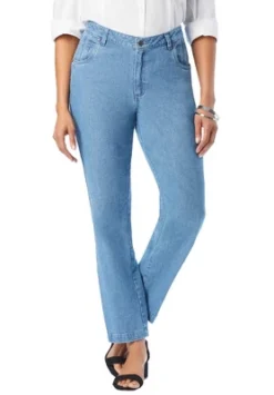 Jessica London Women’s Plus Size Classic Cotton Denim Straight Jeans -Avene Clothing Shop GUEST 140abfe5 e0fe 40ce a96a a6e93934624c