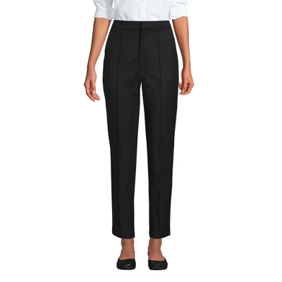 Lands' End Women's High Rise Bi Stretch Pintuck Pencil Ankle Pants 2 Lands' End Women's High Rise Bi Stretch Pintuck Pencil Ankle Pants - Image 2