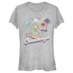 Junior's Teenage Mutant Ninja Turtles Retro Cowabunga Michelangelo T-Shirt -Avene Clothing Shop GUEST 1a6945cf 5698 4b52 9299 7a07270713f4