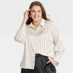 Women's Long Sleeve Button-Front Shirt - A New Day™ -Avene Clothing Shop GUEST 1b6d0419 5190 4c3a 8b79 d6dd04316da8