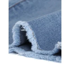 Agnes Orinda Women's Plus Size Capri Ripped Slash Pocket Raw Hem Denim Jeans -Avene Clothing Shop GUEST 20ebb878 ad82 4588 a486 b82b2a06a79e