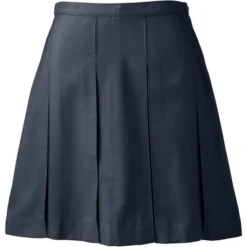 Lands' End Lands' End School Uniform Women's Solid Box Pleat Skirt Above Knee -Avene Clothing Shop GUEST 21bbab47 5d18 4b48 a868 16bff0dc9513