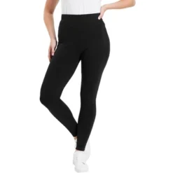 June + Vie By Roaman's Womenâs Plus Size Classic Ankle Legging