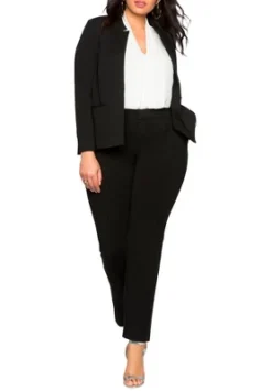 ELOQUII Women’s Plus Size The Ultimate Stretch Suit Pintuck Pant -Avene Clothing Shop GUEST 23c6dae8 35ea 4fe4 937a 7f0b504d7b74