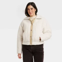 Women's Utility Faux Fur Jacket - Universal Thread™ White -Avene Clothing Shop GUEST 2469a5dc 9ee1 4f40 be8f c578c039c4e3