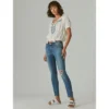 Lucky Brand Women's Mid Rise Ava Super Skinny Destruct Jean