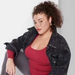 Women's Long Sleeve Scoop Neck T-Shirt - Wild Fable™ -Avene Clothing Shop GUEST 272ebe63 6ef9 453c b876 aaa91fe3e9ef