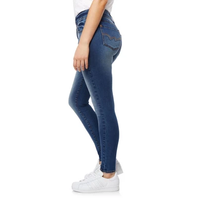 WallFlower Women's Flirty Curvy Skinny High Rise Insta Stretch Juniors Jeans (Standard And Plus) 2 WallFlower Women's Flirty Curvy Skinny High Rise Insta Stretch Juniors Jeans (Standard And Plus) - Image 2