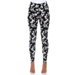 Women's Super Soft Midi-Rise Printed Leggings - One Size Fits Most - White Mark 20 Women's Super Soft Midi-Rise Printed Leggings - One Size Fits Most - White Mark -Avene Clothing Shop GUEST 29141250 9935 43d4 a300 4f4a5e0cbba0