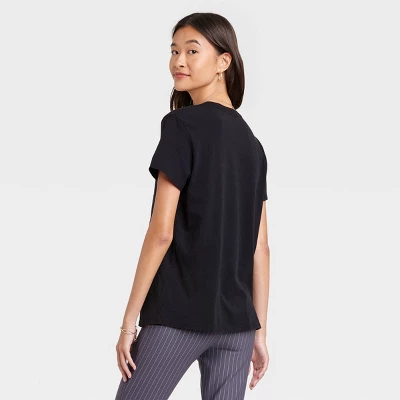 Women's Halloween Barbie Short Sleeve Graphic T-Shirt - Black 1 Women's Halloween Barbie Short Sleeve Graphic T-Shirt - Black