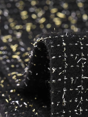 Allegra K Women's Plaid Tweed High Waist Button Decor Shiny Business Elegant Midi Skirt 4 Allegra K Women's Plaid Tweed High Waist Button Decor Shiny Business Elegant Midi Skirt - Image 4