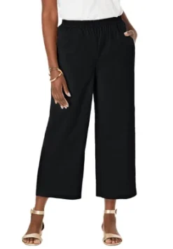 Jessica London Women’s Plus Size Wide Leg Linen Crop Pant -Avene Clothing Shop GUEST 2d7deabb f9cd 4be3 a4c9 56fca0cff7f8