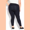 Women's Plus Size Pima High Rise Legging Navy - Average | AVENUE LEISURE