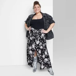 Women's Button-Front Printed Midi Skirt - Wild Fable™ -Avene Clothing Shop GUEST 30a56aa6 dd00 45af a15b 2518a0e7c920