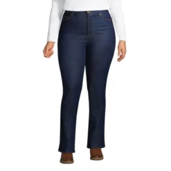 Lands' End Women's Recover High Rise Bootcut Blue Jeans -Avene Clothing Shop GUEST 356b6742 c79f 47ce a563 5b875b592535