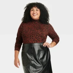 Women's Long Sleeve Turtleneck T-Shirt - Ava & Viv™ -Avene Clothing Shop GUEST 364537c5 b2ae 44e1 bf1f af7a0e70c164