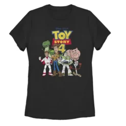 Women's Toy Story Character Logo Party T-Shirt -Avene Clothing Shop GUEST 365b4655 496d 4c65 a561 641868985602