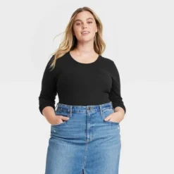 Women's Slim Fit Long Sleeve T-Shirt - Universal Thread™ -Avene Clothing Shop GUEST 3664093d 4690 4b61 a7bf b59b4bd4984c