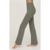 Yogalicious Womens Lux Mia High Elastic Free Waist Flare Leg Pant