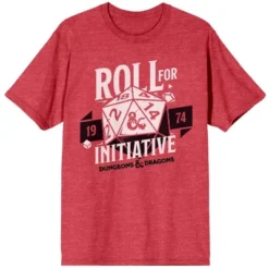 Dungeons & Dragons Roll For Initiative Juniors' Red Graphic Tee