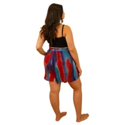 Rebdolls Women's Alexis Plisse Tie Dye Drawstring Shorts -Avene Clothing Shop GUEST 37af4367 cab0 4f97 af6e 69a7ec100181