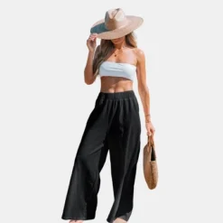 Women's Sunshine Smocked Wide Leg Pants - Cupshe -Avene Clothing Shop GUEST 38838eec 0064 4219 afde 7b886f76522f