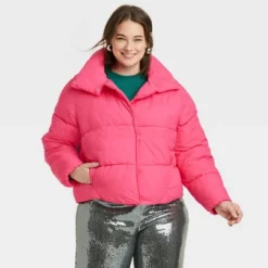 Women's Short Relaxed Puffer Jacket - A New Day™ -Avene Clothing Shop GUEST 3972a600 6be7 4061 afc1 8790d3c8f178