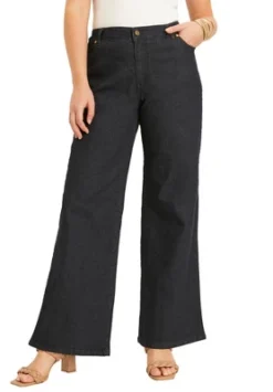 June + Vie By Roaman's Women’s Plus Size June Fit Wide-Leg Jeans -Avene Clothing Shop GUEST 3a7f6918 0696 44e5 9d8a 8076eaff7da5