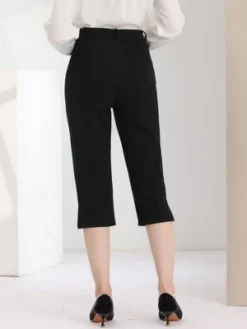 Allegra K Women's Casual High-Waisted Cropped Slim Split Capris Work Pants 7 Allegra K Women's Casual High-Waisted Cropped Slim Split Capris Work Pants -Avene Clothing Shop GUEST 3be9dffa 9608 4b9f 8458 c34722e16250