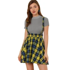 Allegra K Women's Plaid Pleated Mini Tartan Overall Skater Suspender Skirt 18 Allegra K Women's Plaid Pleated Mini Tartan Overall Skater Suspender Skirt -Avene Clothing Shop GUEST 3d3df7e4 a661 43e4 a2ff e4fb450db069