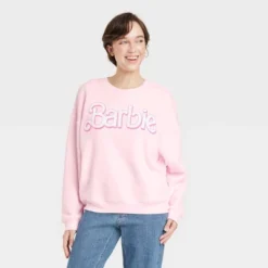 Women's Barbie Logo Graphic Sweatshirt - Pink 6 Women's Barbie Logo Graphic Sweatshirt - Pink -Avene Clothing Shop GUEST 3d3f9236 32a0 4d3b 9fed c58438398c5d