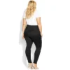 Women's Plus Size Asha Rip Corset Jean - Black | CITY CHIC