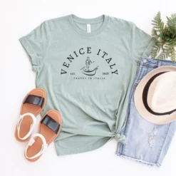 Simply Sage Market Women's Venice Italy Short Sleeve Graphic Tee