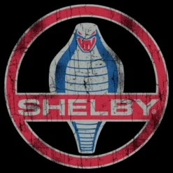 Ford Women's Shelby Cobra Vintage Logo T-Shirt