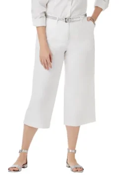 Jessica London Women’s Plus Size Chino Wide-Leg Crop 7 Jessica London Women’s Plus Size Chino Wide-Leg Crop -Avene Clothing Shop GUEST 4306820c d7f3 4980 b778 487cb7e3581f