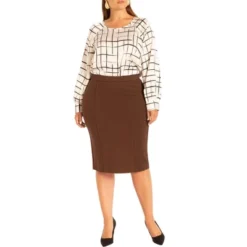 ELOQUII Women’s Plus Size The Ultimate Stretch Suit Pencil Skirt -Avene Clothing Shop GUEST 4427d075 5ddc 4d7a 8aca 9e64ea26350b