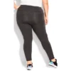 Women's Plus Size Pima High Rise Legging Charcoal - Average | AVE LEISURE