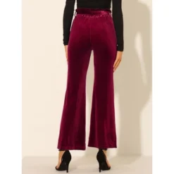 Allegra K Women's Velvet Tie Waist Stretchy Wide Leg Pants With Pockets 12 Allegra K Women's Velvet Tie Waist Stretchy Wide Leg Pants With Pockets -Avene Clothing Shop GUEST 48f57dab 74ea 46bc 93f2 a6ef479c0a4b