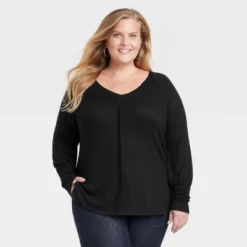 Women's Long Sleeve Knit Top - Knox Rose™ -Avene Clothing Shop GUEST 4a364fe2 52d2 4645 8674 1feeaeeb1a35