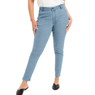 June + Vie By Roaman's Women’s Plus Size June Fit Skinny Jeans 7 June + Vie By Roaman's Women’s Plus Size June Fit Skinny Jeans - Image 7