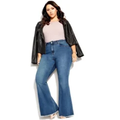 Women's Plus Size Harley Classic Flare Jean - Light Wash | CITY CHIC 10 Women's Plus Size Harley Classic Flare Jean - Light Wash | CITY CHIC -Avene Clothing Shop GUEST 5211d942 6ba9 4fd5 a321 013b60257266