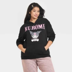 Women's Sanrio Kuromi Graphic Hoodie - Black -Avene Clothing Shop GUEST 55bb3b0b ba9f 4da4 8a5a f65955de8a06