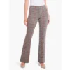 NIC + ZOE 31" Sketched Plaid Bootcut Pant